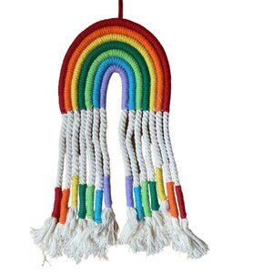 2/$30 Macrame Rainbow wall hanging decoration